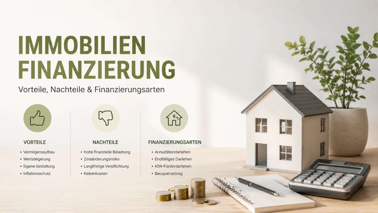 Wie finden Sie die passende Finanzierung für Ihre Wunschimmobilie